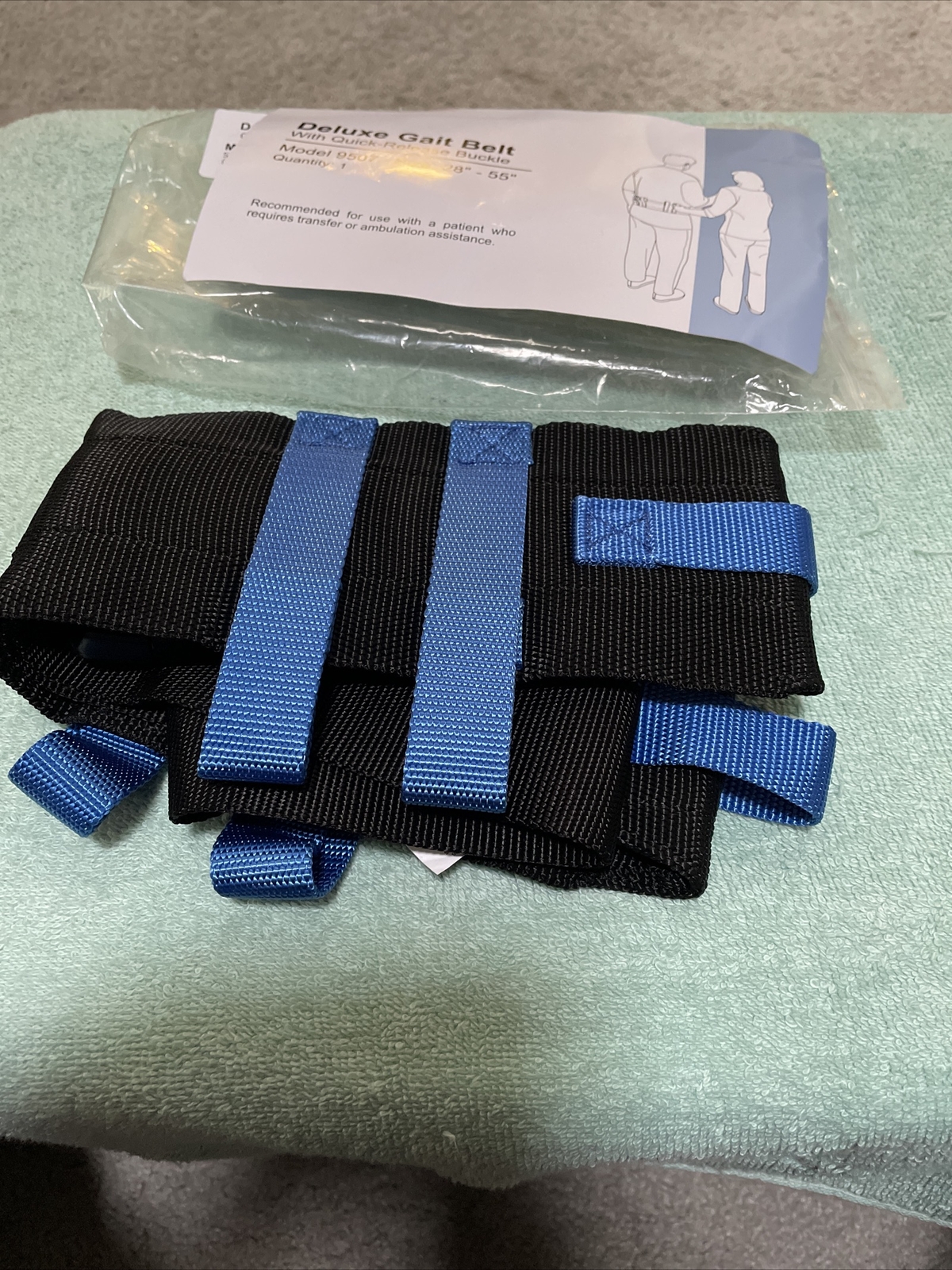 NYOrtho Transfer Gait Belt With 6 Handles Quick Release Buckle New Free Shipping