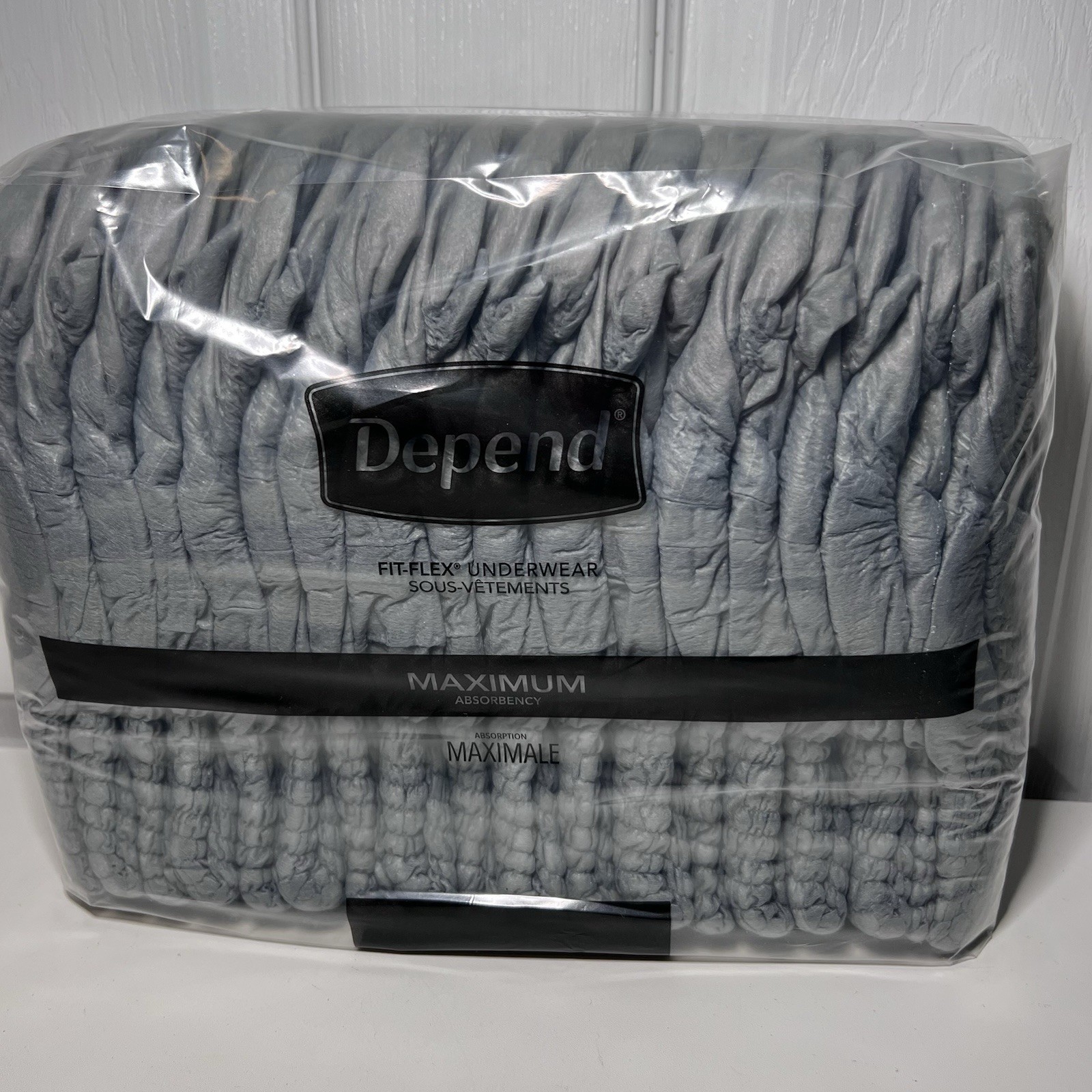 18-Depend FIT-FLEX Maximum Absorbency Incontinence Underwear for Men XL