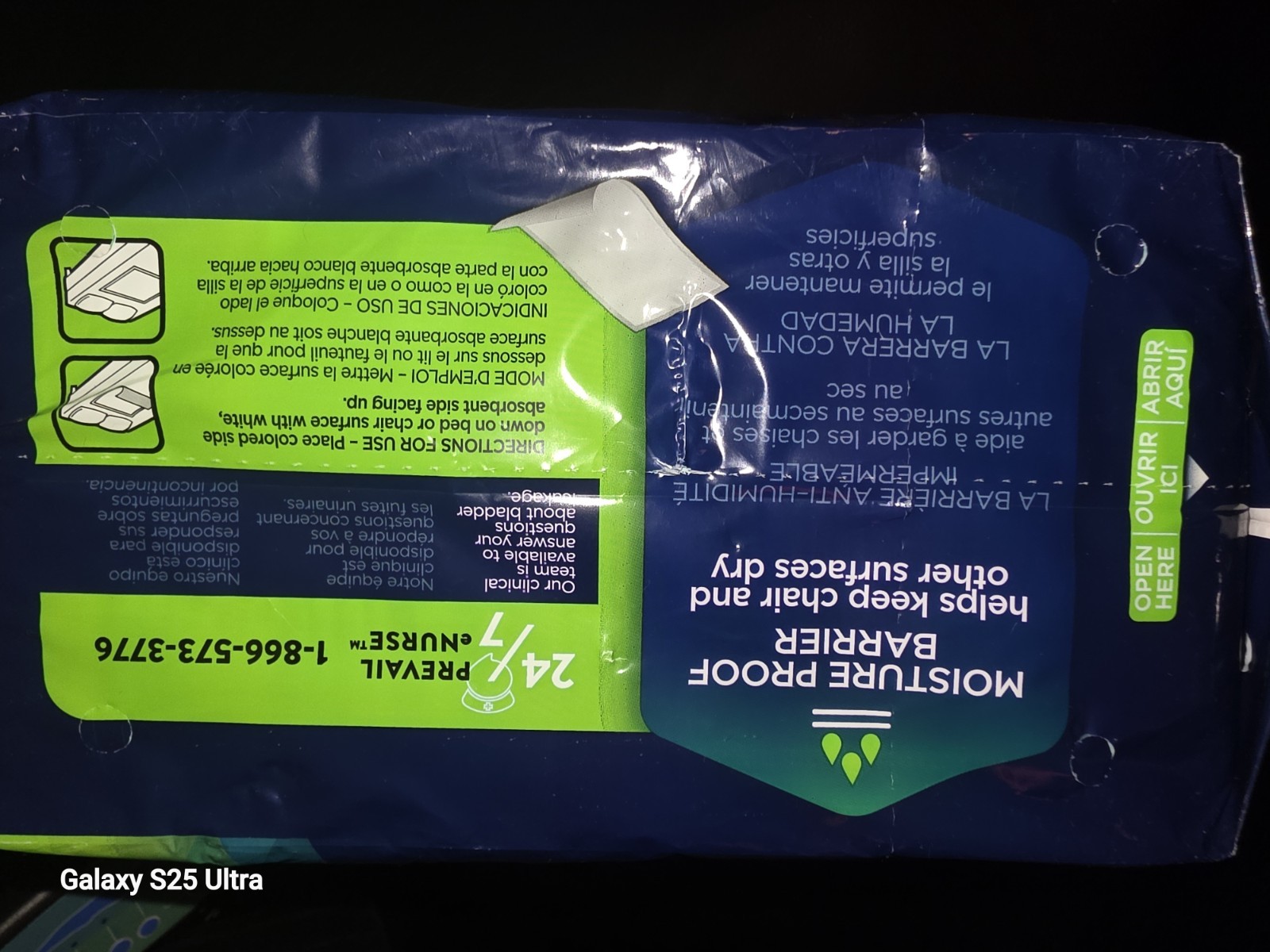 Prevail Underpads Large 23×36″ 25 ct Extra Strong Moisture Proof Bed Pads