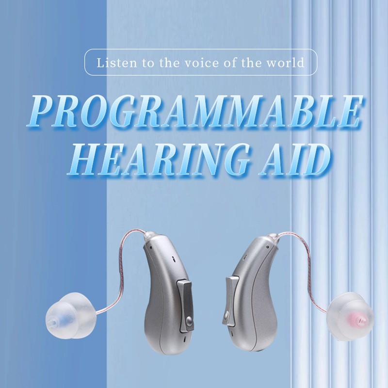 Bluetooth APP Hearing Aids For Seniors Rechargeable With Noise Cancellation OTC