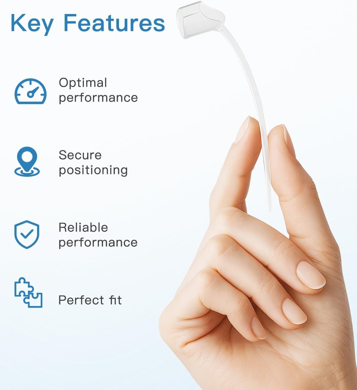 4-Pack Sports Lock for Oticon 85Db – Low Touch and Secure Fit for Hearing Aids –