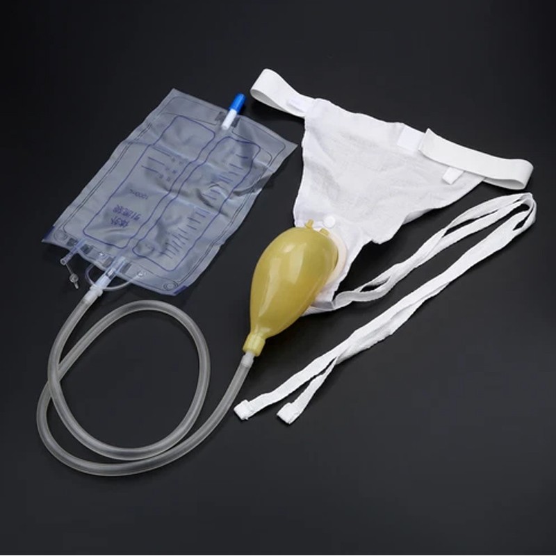 1000ml Portable Wearable Urinal Urine Bag Collector Toilet Male Travel.