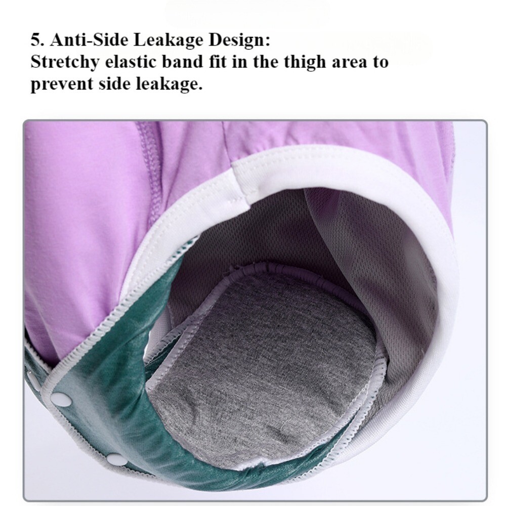 Men Adult Women Elderly Washable Incontinence Briefs Leak-proof Underwear L-3XL
