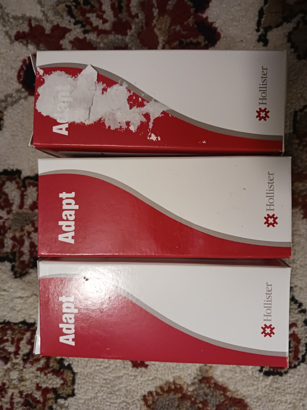 3 Hollister 7906 1oz Bottles Adapt Ostomy Stoma Powder