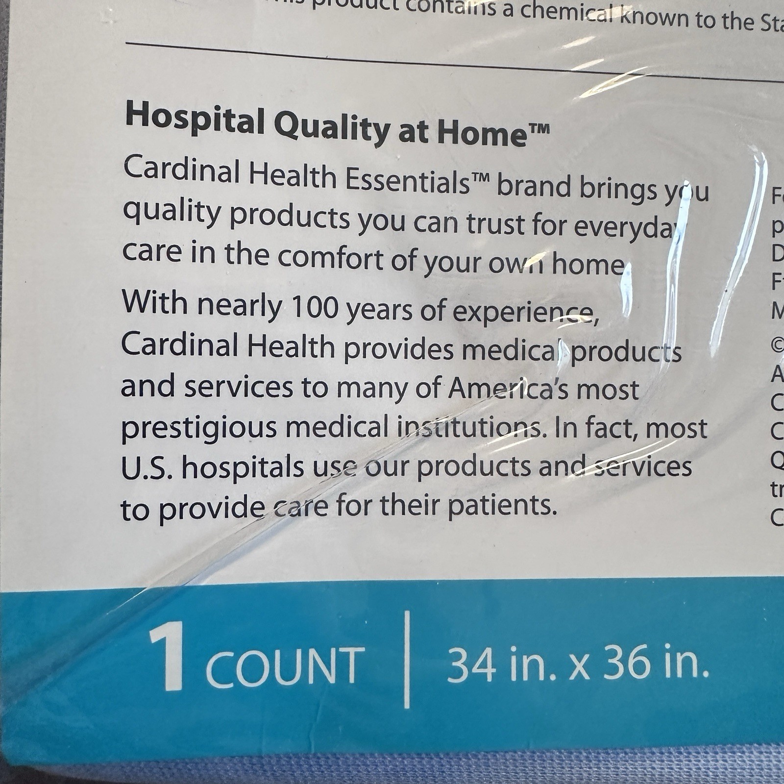 Cardinal Health Essentials Underpad 34″ x 36″ Reusable Washable Bed Pads -LOT 2