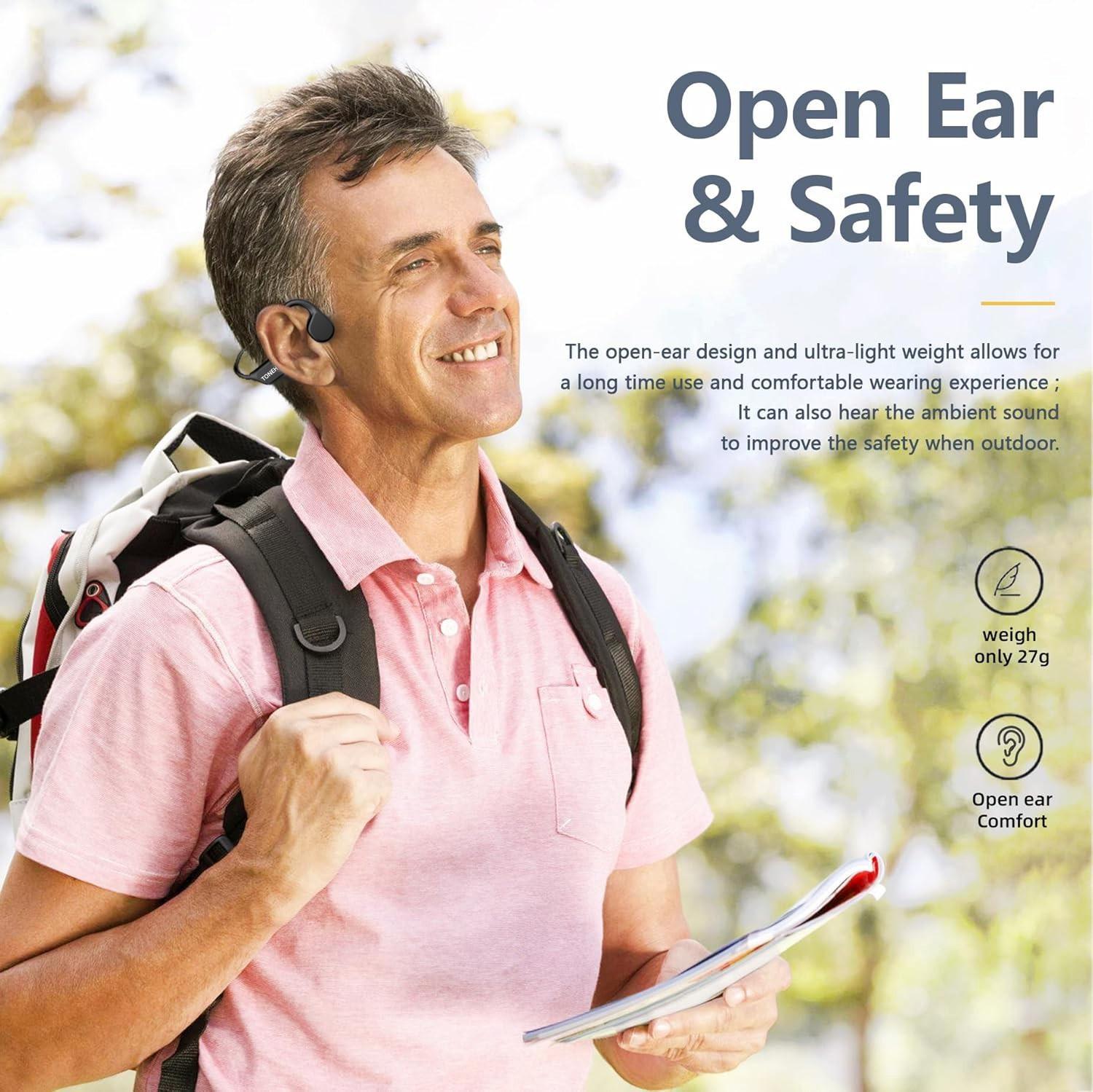 Hearing aid and Bluetooth headset dual-function bone conduction hearing aid