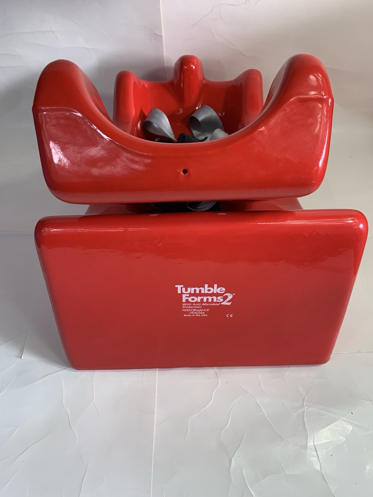 TUMBLE FORMS 2 Small Red Feeder Seat & Positioner Base Excellent Condition USA