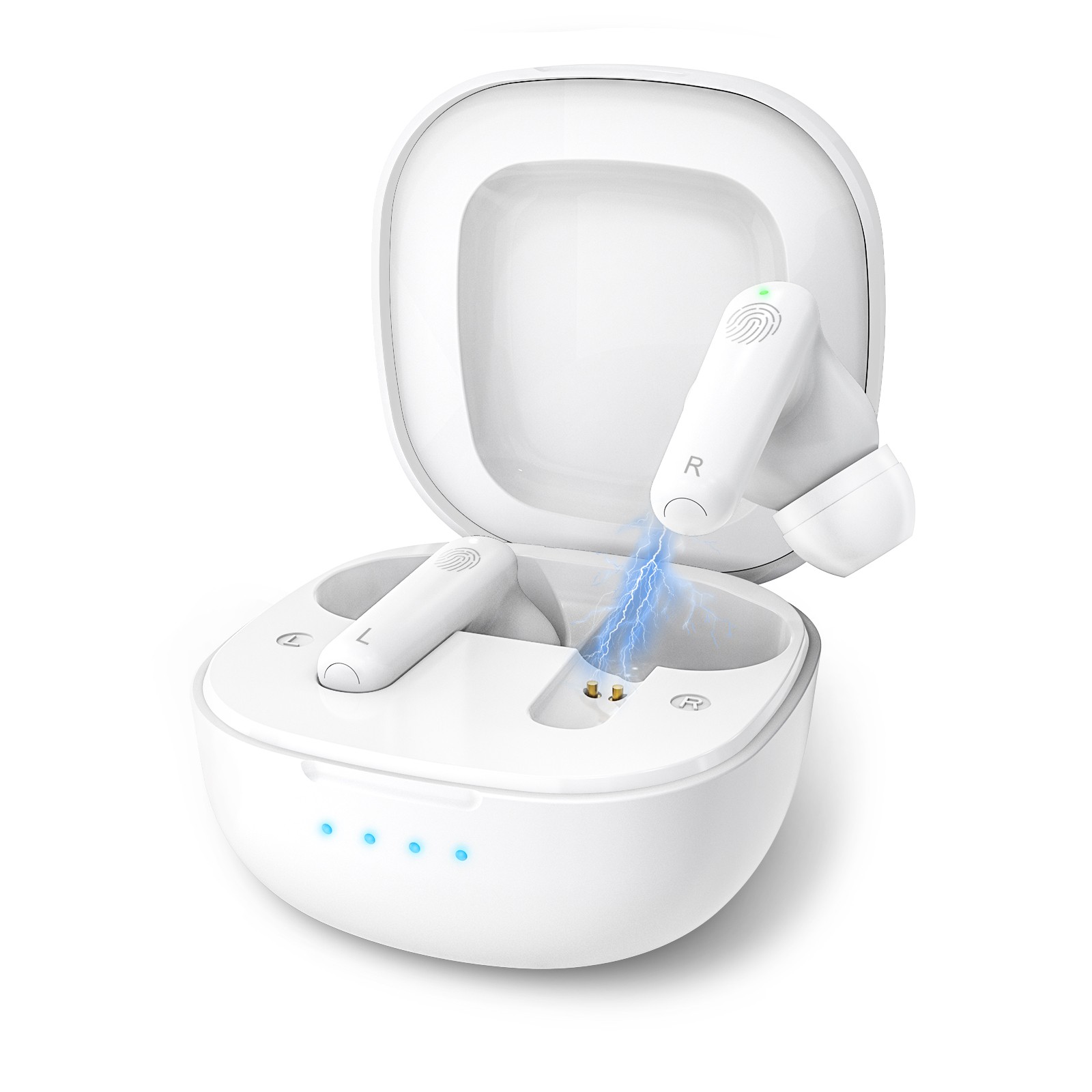 TWS Binaural Wearable Digitizer Noise-Canceling ITE Hearing Aids for Deafness