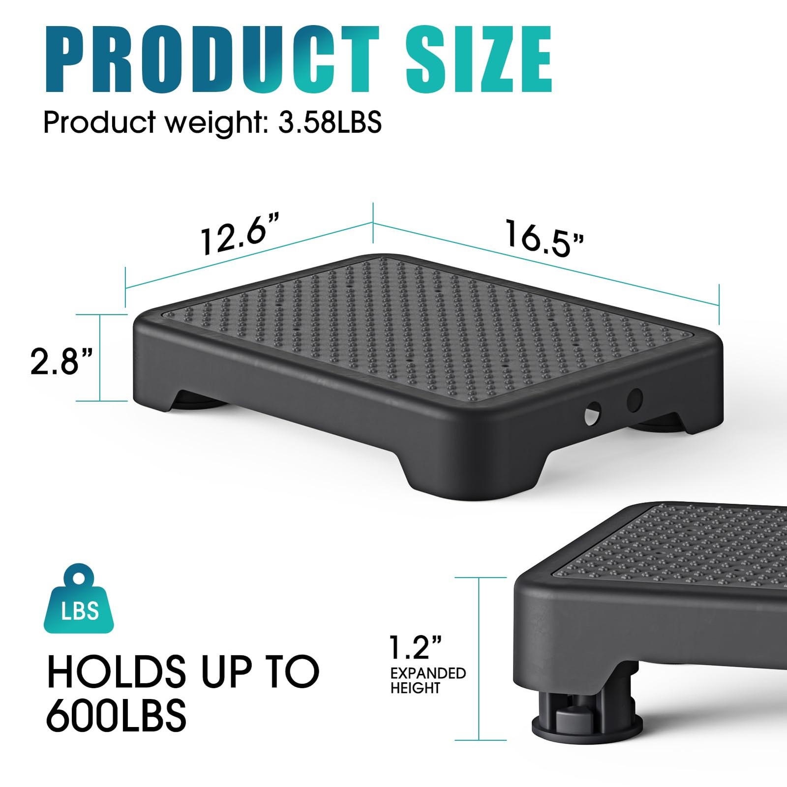 Mobility Step Stool for Adults Seniors, Indoor/Outdoor Portable Stair Assist…