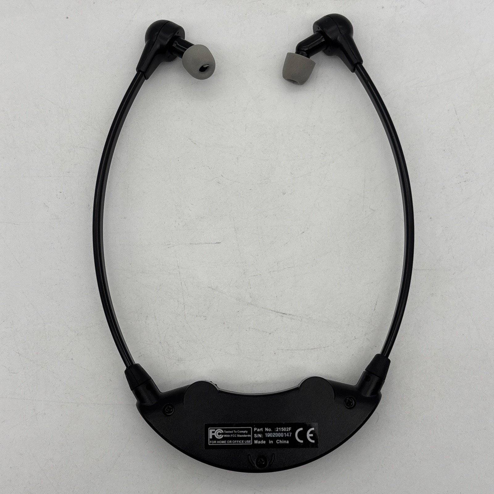 Nonworking TV Ears 5.0 Wireless Digital Lot 3 Headsets 2 Transmitters -For Parts