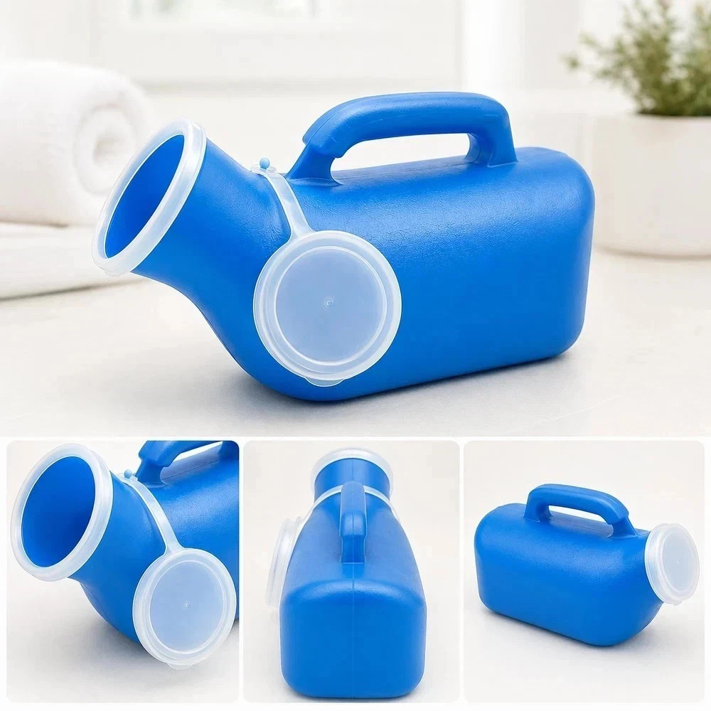 1PCS 1200ML Portable Urinal for Men Spill Proof Urine Bottle Leak Resistant