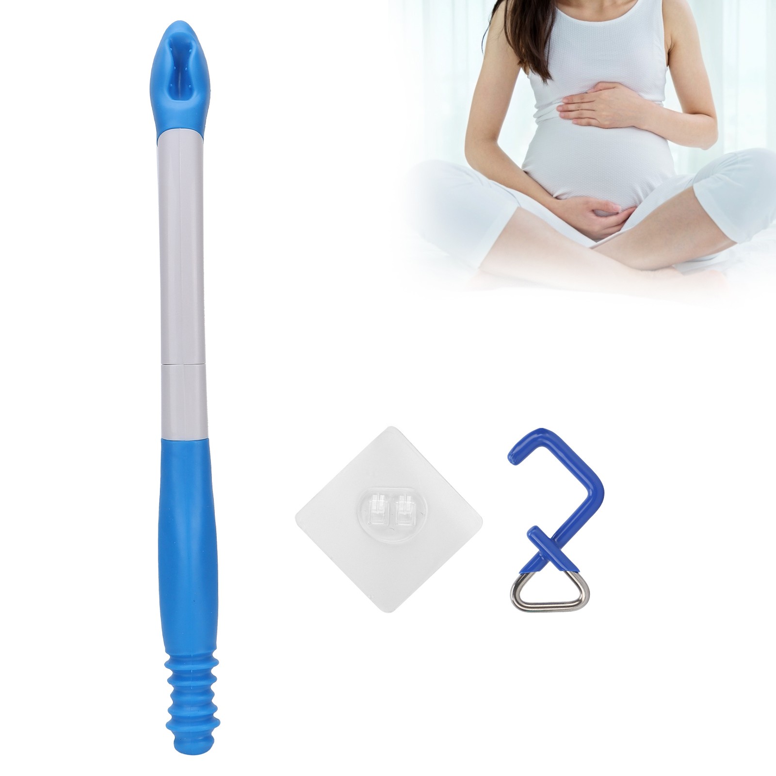 Folding Toilet Aid 20-41cm Wipe Wand Toilet Self Tissue Aid For Elderly Pregnacy