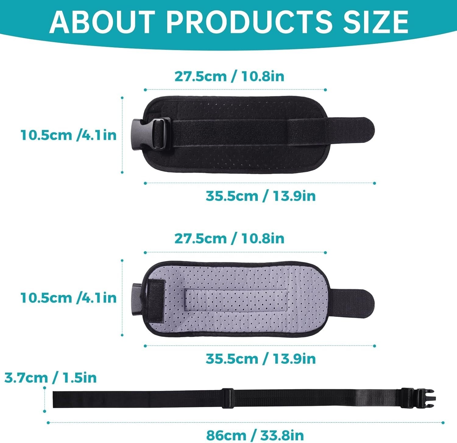 Multifunctional Patient Restraints – Easy Attachment for Enhanced Safety, 2PCS