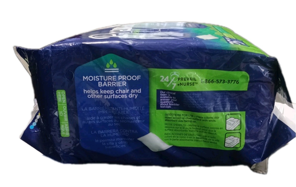 Prevail Extra Strong Disposable Moisture Barrier Underpads 23″ x 36″ – 25 pads