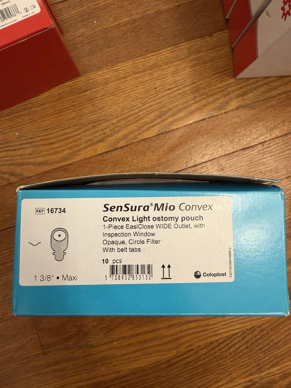 Sensura Mia 16734 Convex Light Ostomy Pouch 13 Total