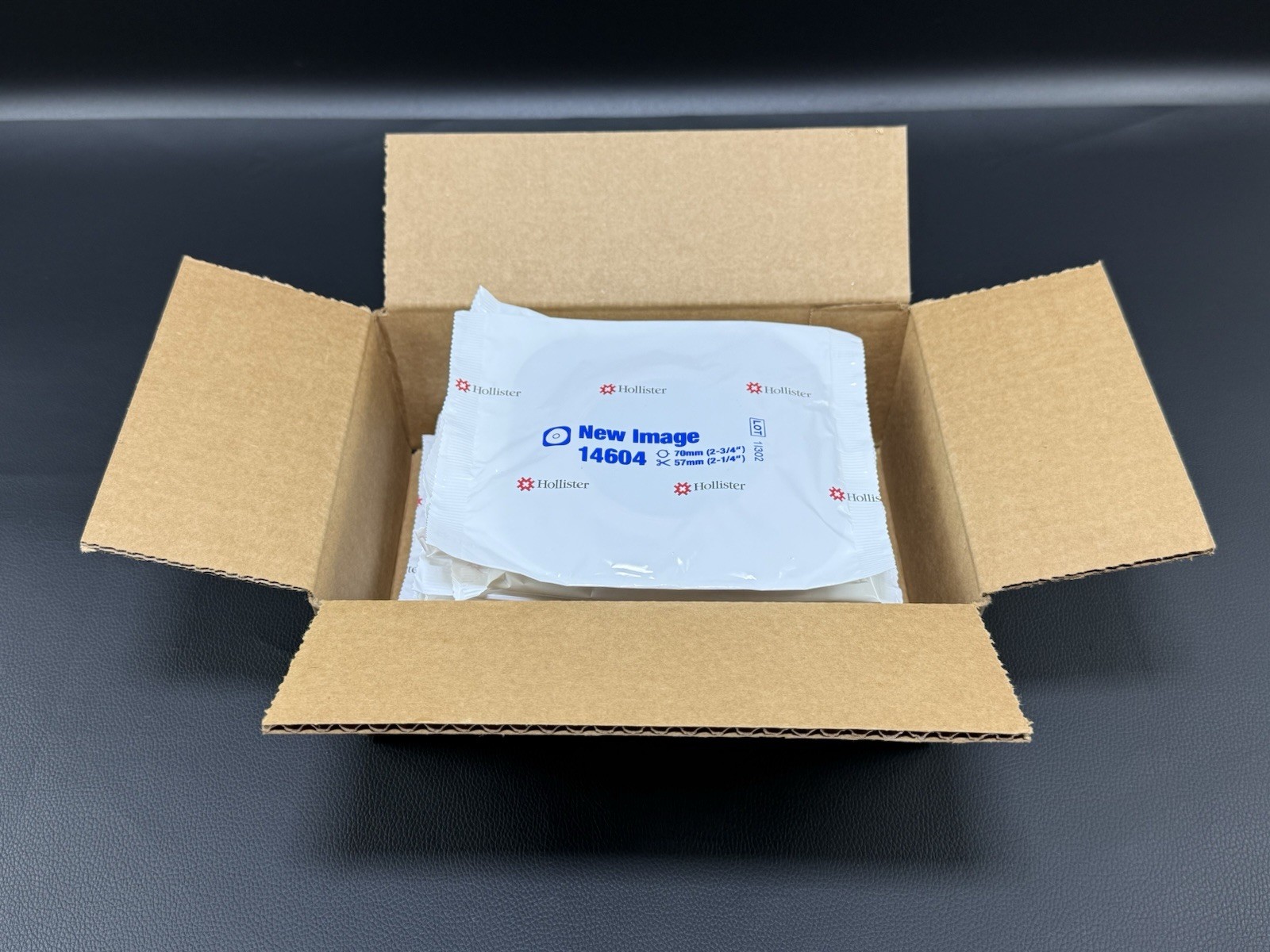 15 Count Hollister 14604 2-Piece Ostomy Skin Barriers New Image – Without Box