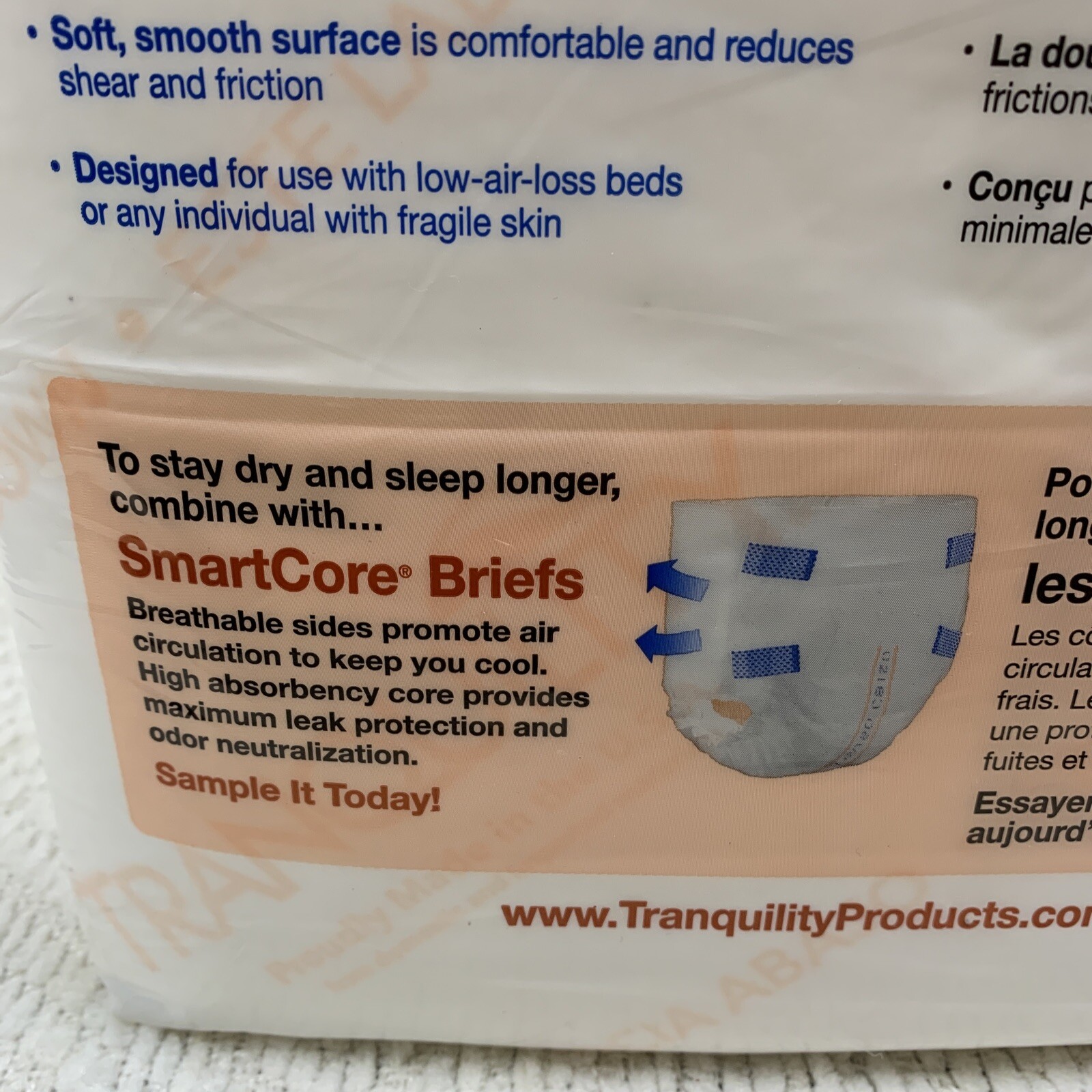 Tranquility AIR-Plus Breathable Underpad Heavy Absorbency 30 X 36″ 10 ct NEW
