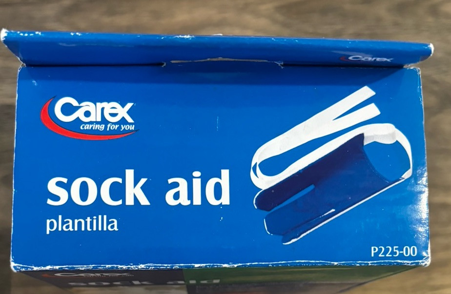 Carex Sock Aid Tool,Easily Pull on Socks without Bending, for Elderly, Disabled