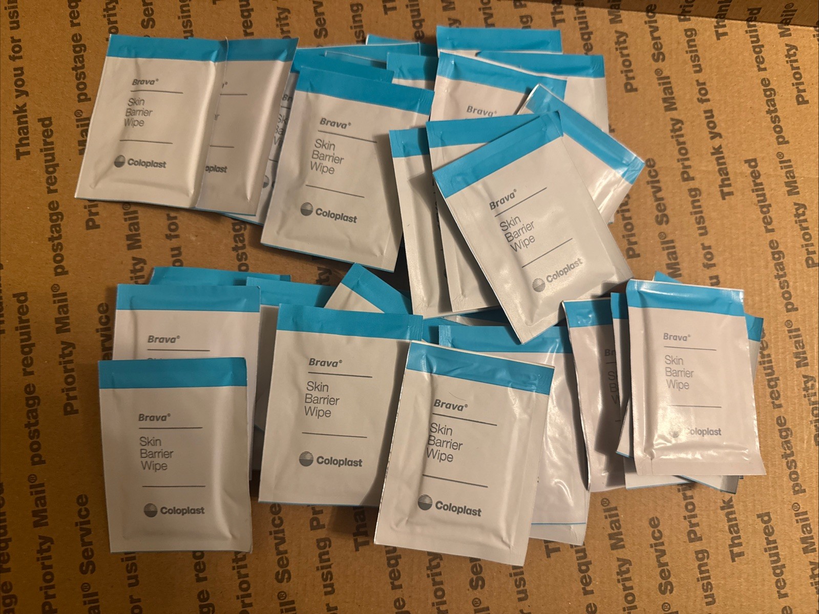 33 Coloplast 12021 Brava Skin Barrier Wipes Skin Care Loose In Bag New Exp 2027