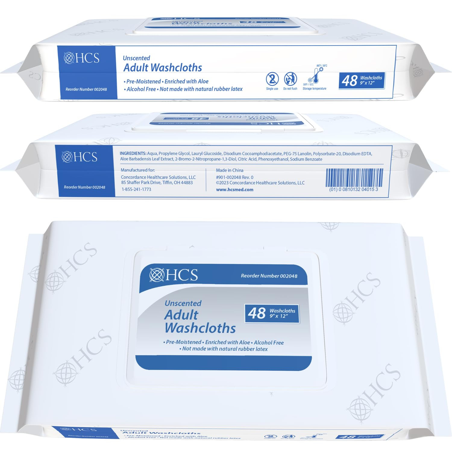HCS Extra Large Adult Wipes – Elderly, Incontinence – Body Wet Wipes
