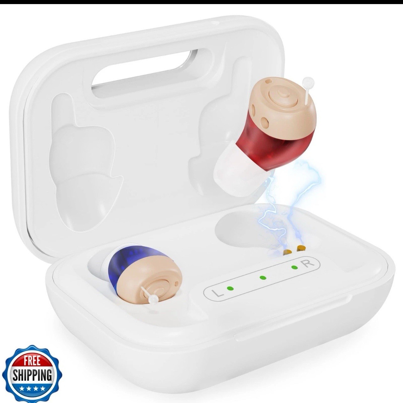 CUEME Hearing Aids for Seniors – OTC Hearing aids with Smart Noise Cancelling