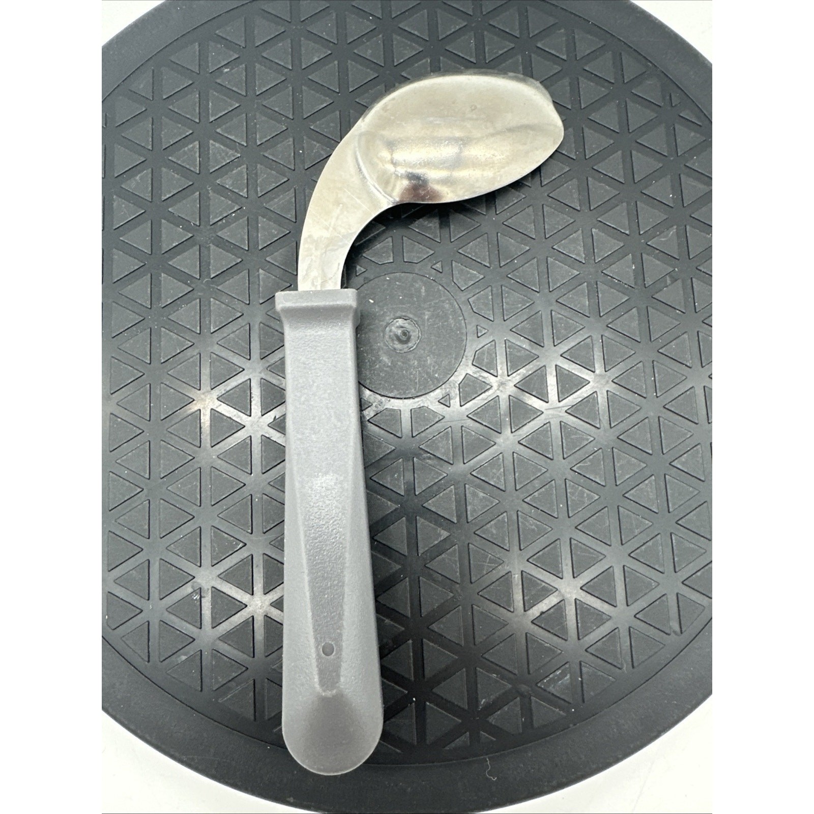 Deluxe Easy-Hold Offset Spoon, Right Hand, Stainless Steel Utensil