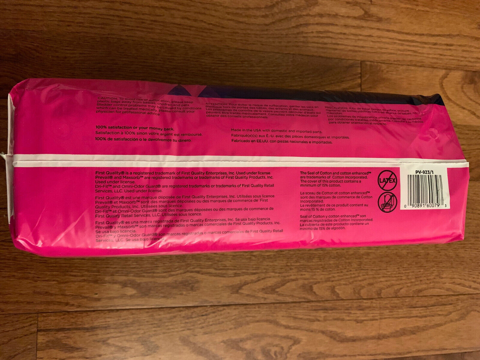 Prevail Daily Pads 33 Count Ultimate Absorbencty “6” Bladder Leaks Regular