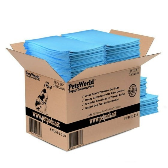 36 in x 36 in, 150-Count, Disposable, Ultra-Absorbent, Heavy-Duty