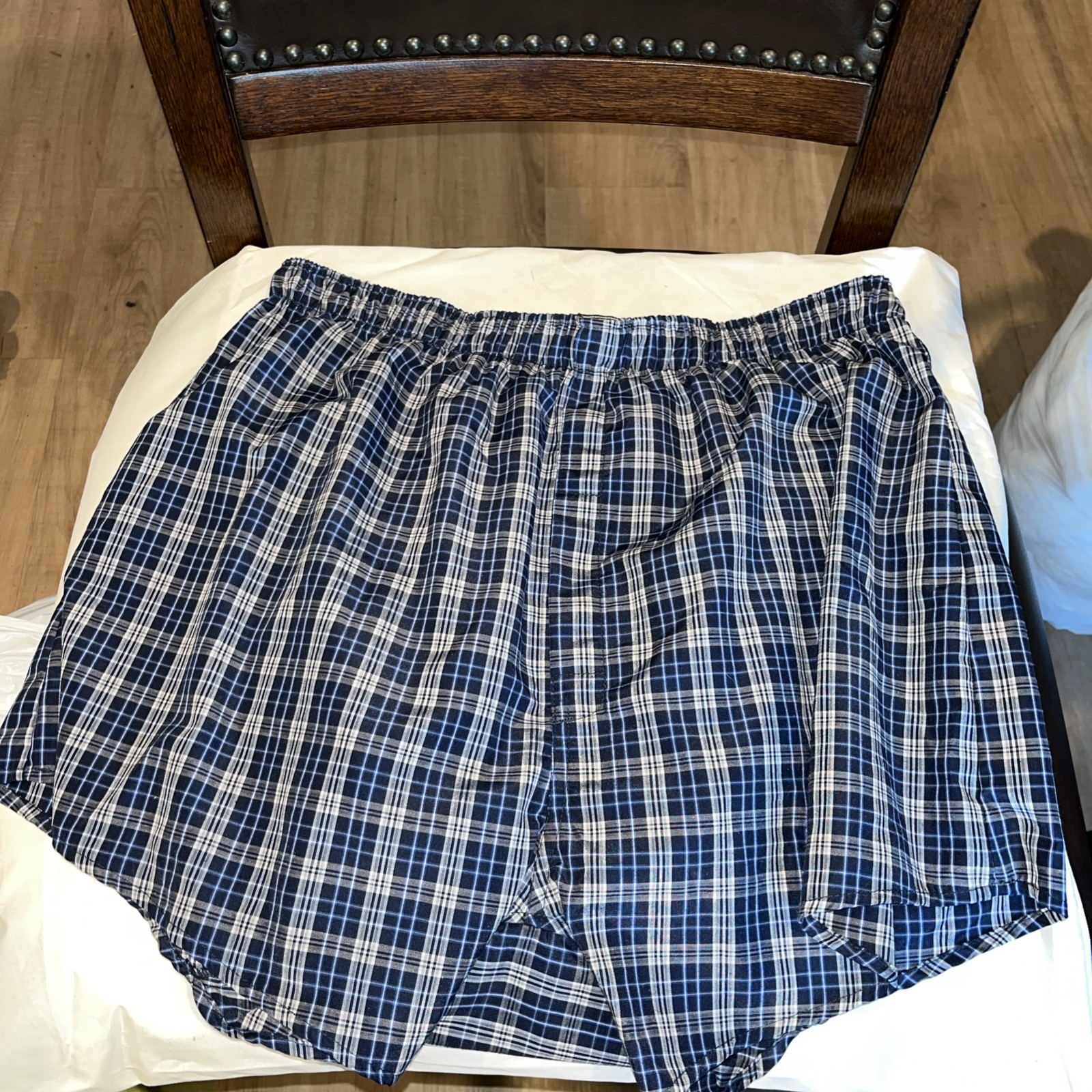 1 TIICHOO Men’s Incontinence Underwear Regular Absorbency Blue Plaid Large