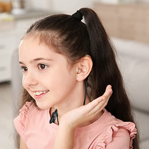 4 Pcs Adjustable Hearing Aid Clips Lanyard Holder Anti-Loss Rope for Seniors