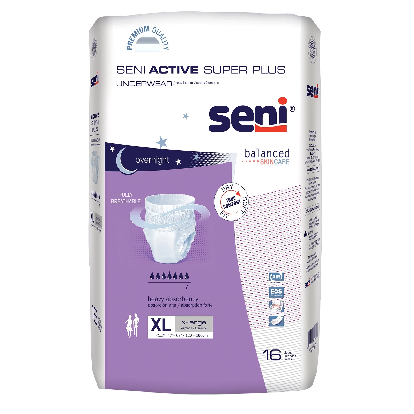 Seni Disposable Underwear X-Large 32 Ct