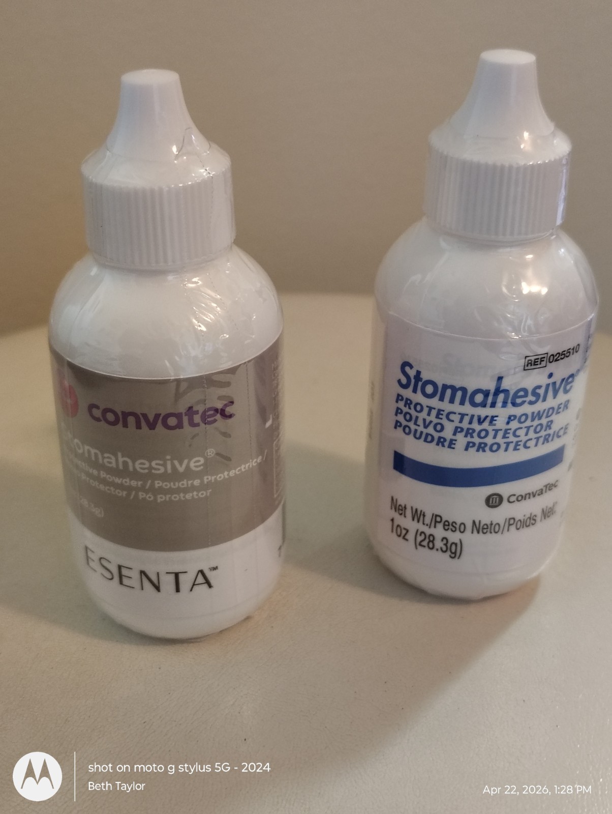 ConvaTec 025510 & Esenta Stoma Protective Powder 1oz exp 2029