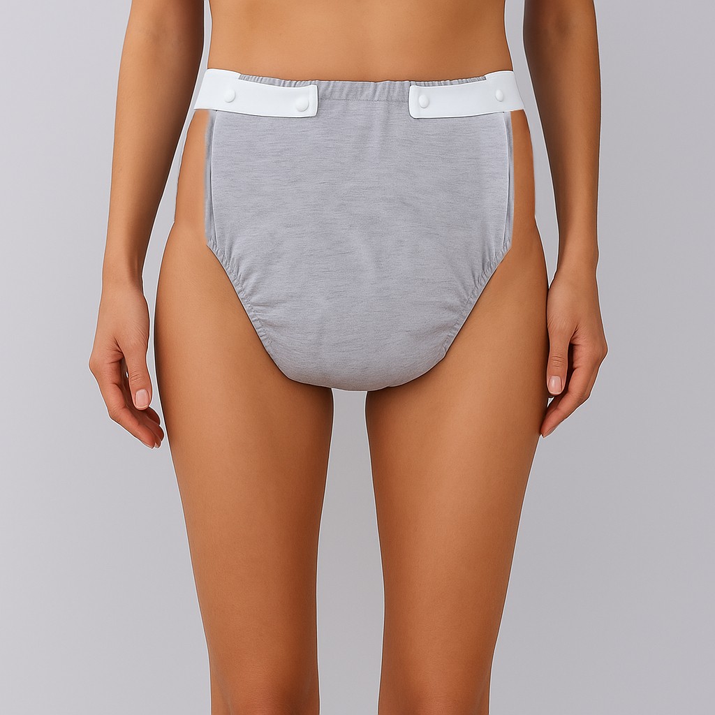 Overnight Adult Cloth Diapers with Side Opening Leak Protection for Seniors XXXL