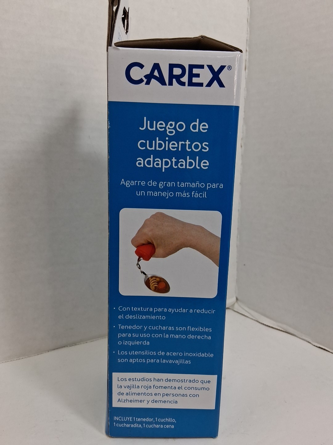 Carex Adaptive Utensils, Built Up Utensils for Adults, Silverware for Parkinson