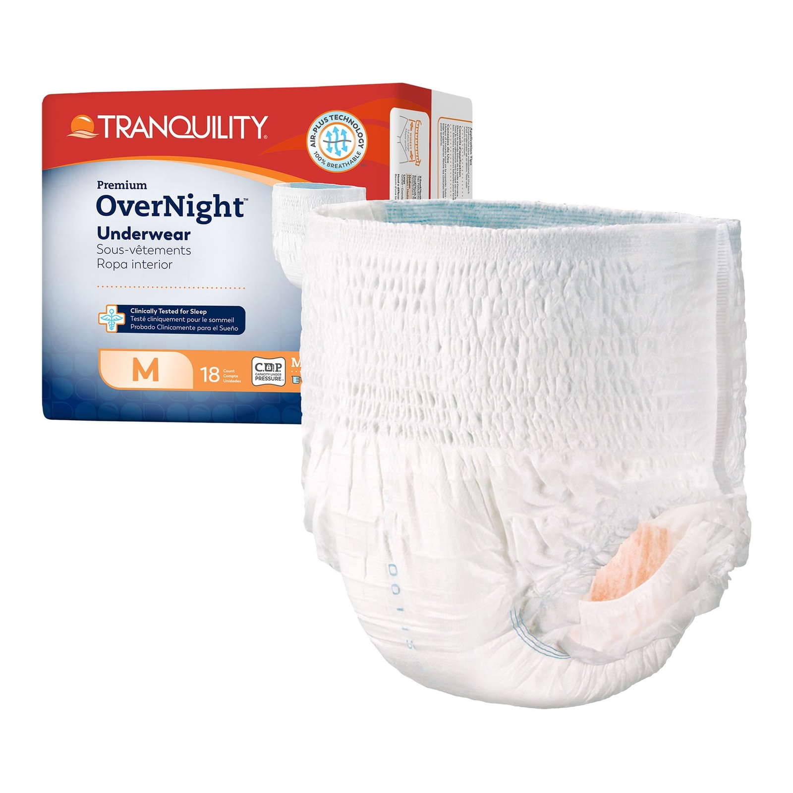 Tranquility Disposable Underwear Medium 18 Ct