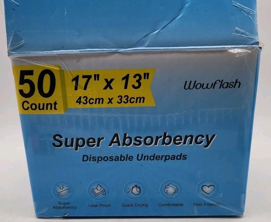 Wowflash Super Absorbency Disposable Diaper Pads for Baby, Puppy and Adults,.258