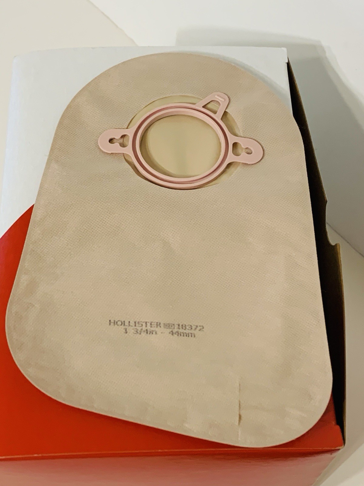 30 Hollister 18372 New Image 2 Piece Closed Ostomy Pouch FILTER Beige – Pack/30