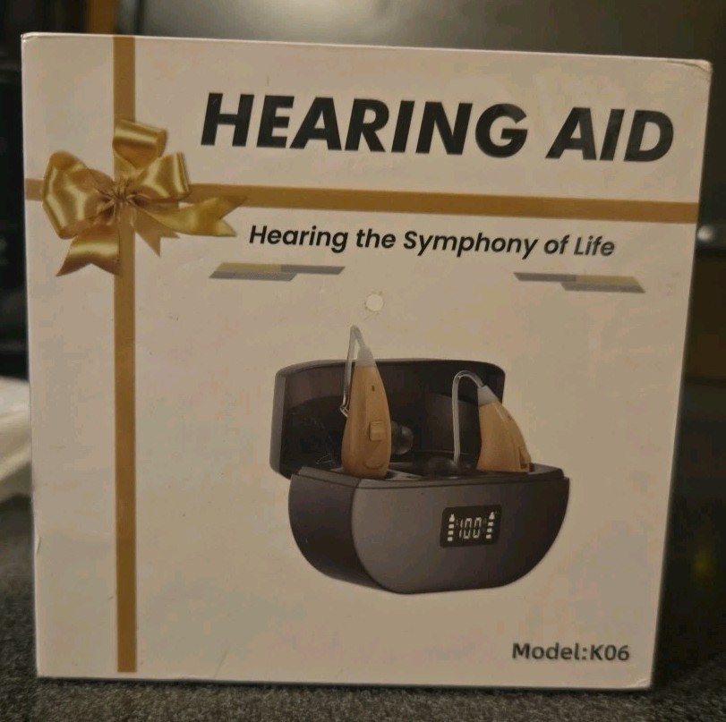 Behind The Ear Hearing Aid K06~ BRAND NEW SEALED!!! Great Deal
