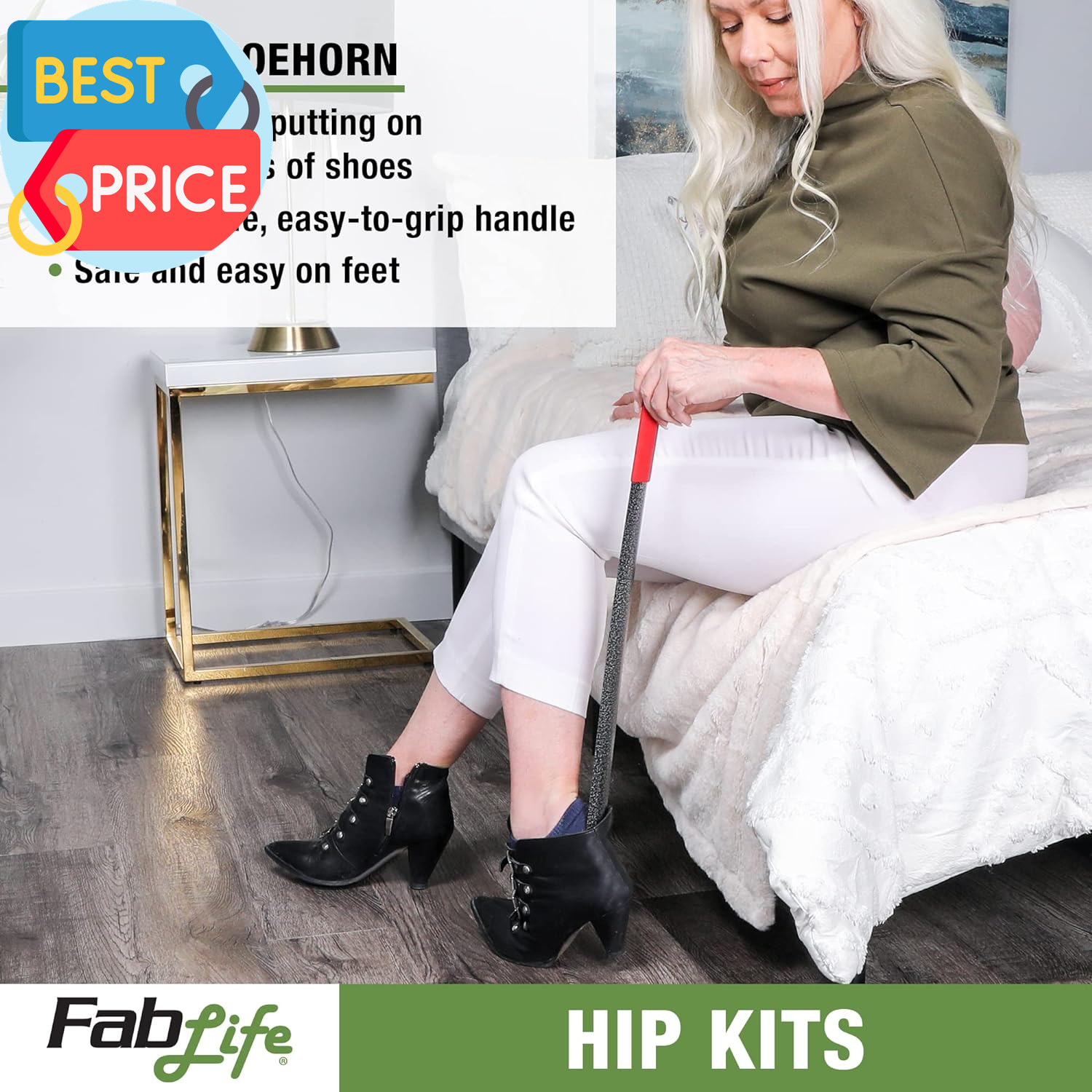 Hip Kit Daily Living Aids for Mobility, Hip Replacement Recovery, Knee and Back