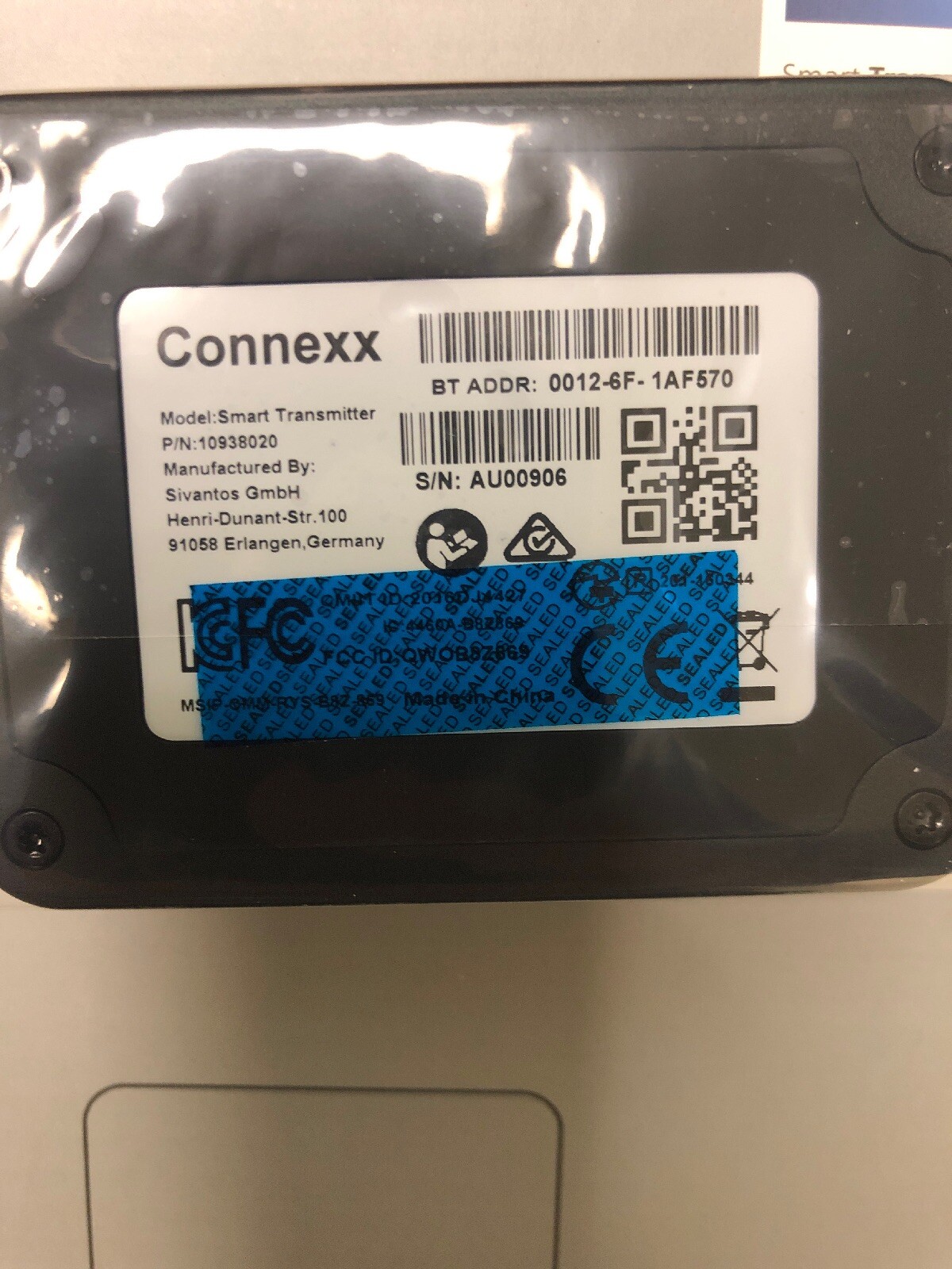 Rexton Connexx Smart TV Transmitter for Hearing Aids -10938019 (Older Gen.)