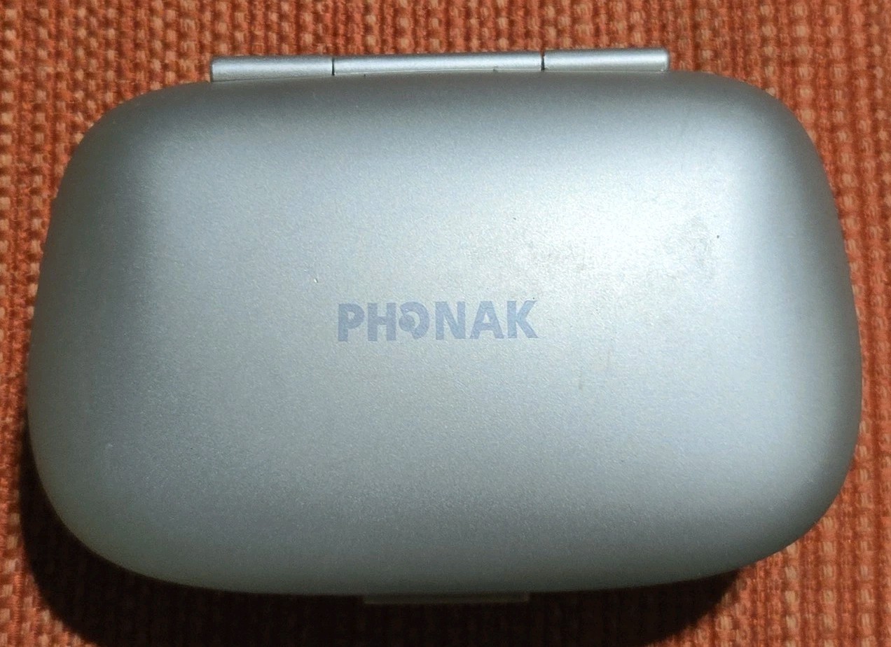 Phonak Small Hard Shell Hearing Aid Case Only