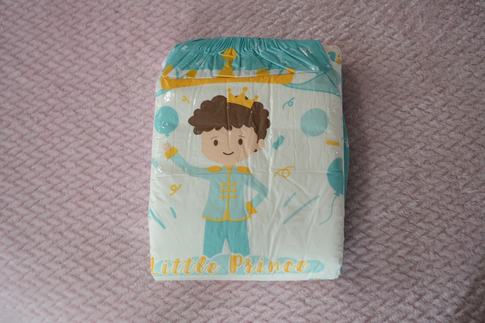 CutiePlusU – Little Prince, ABDL Adult Diaper, Medium, CN Import