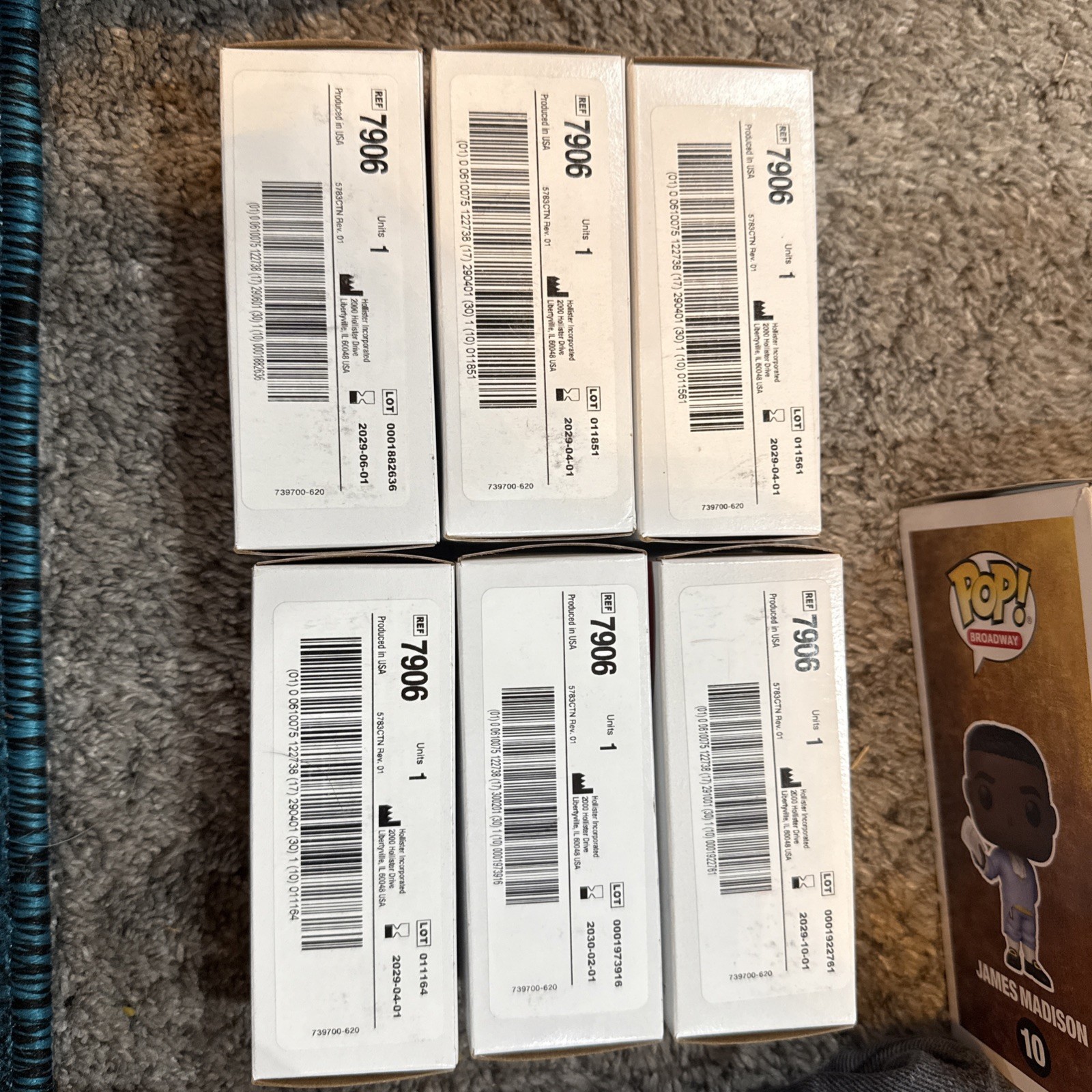 LOT OF 6 Hollister 7906 Adapt Stoma Powder 1 oz Bottles Expiration 2029