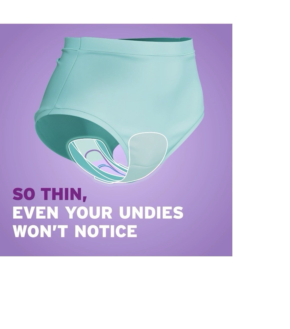 Poise Ultra Thin Pads (1) – The Honey Pot Anti-Itch (1) – Secret Whole Body (2)