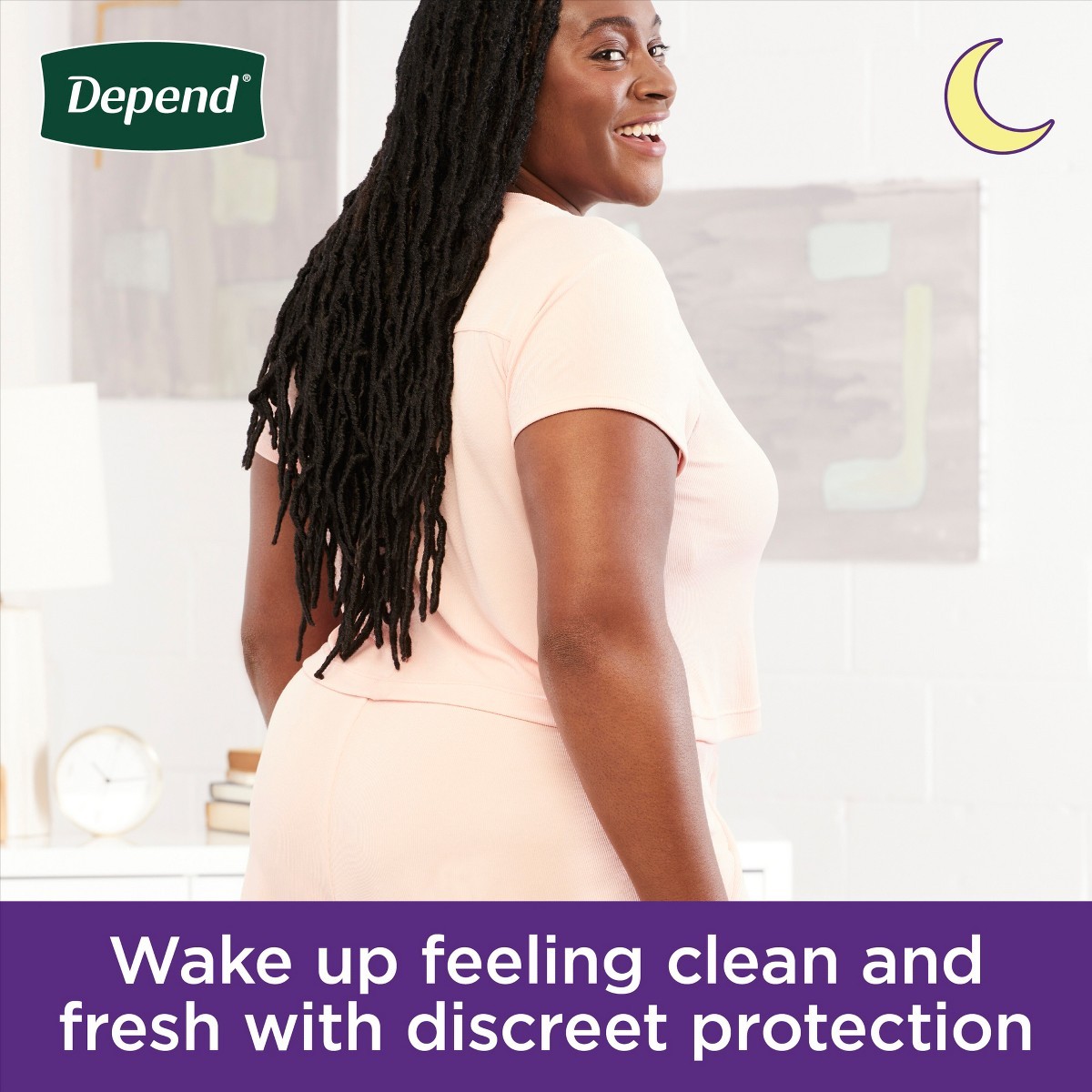 Depend Night Defense Incontinence Underwear – Women’s – Small