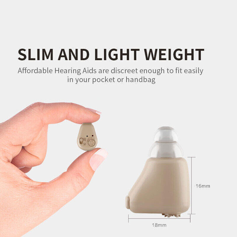 1 Pcs Rechargeable Sound Amplifier Hearing Aid for the Deafness Behind