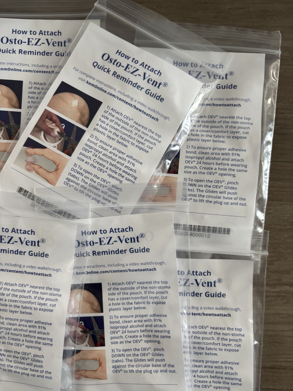 Lot Of 10 Kem Osto EZ Vent A4366 Ostomy Pouch Venting System 10 Pack Of 10 Vents