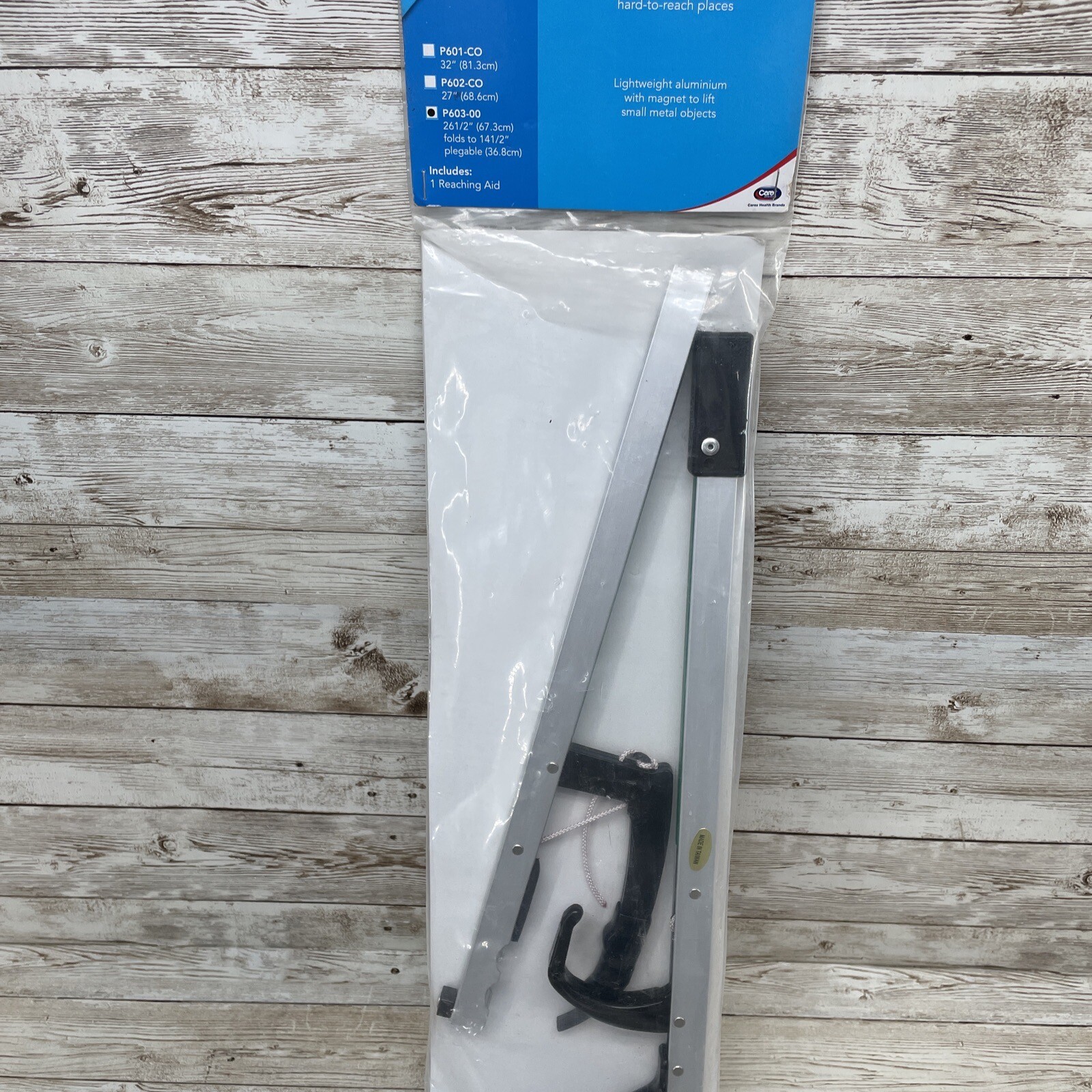 Carex Metal Reacher, Magnetic Tips, 32”, 1 Each