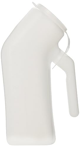 Grafco Male Urinal with Lid, 32oz/1000ml Capacity, Medical Use for Men