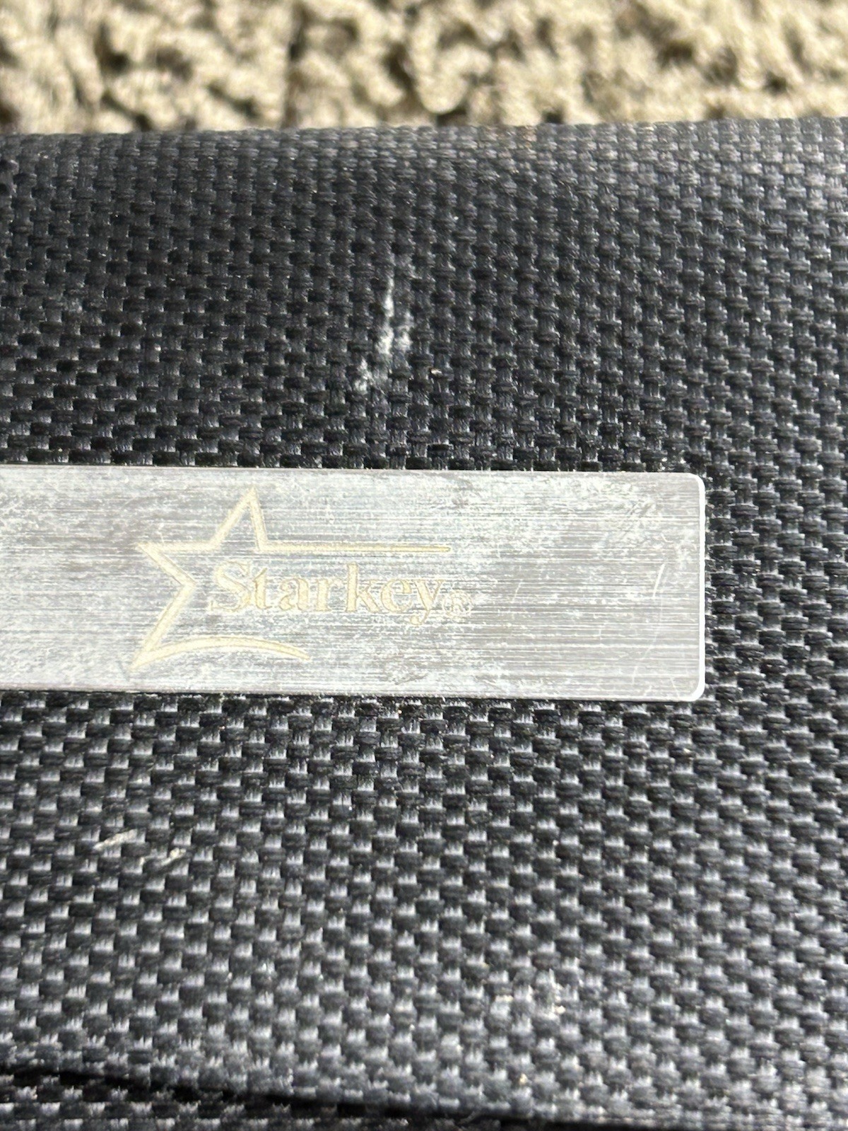 Starkey Hearing Aid Case Only Black Travel Box Lined Container